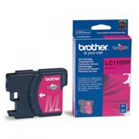 Click here for more details of the Brother Magenta Ink Cartridge 6ml - LC1100