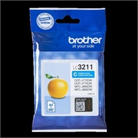 Click here for more details of the Brother Cyan Ink Cartridge 12ml - LC3211C