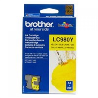 Click here for more details of the Brother Yellow Ink Cartridge 6ml - LC980Y