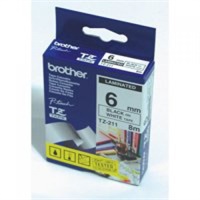 Click here for more details of the Brother Red On White Label Tape 9mm x 8m -
