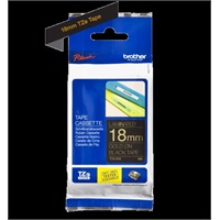 Click here for more details of the Brother Gold On Black Label Tape 18mm x 8m