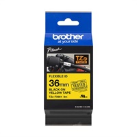 Click here for more details of the Brother Black On Yellow Label Tape 36mm x