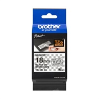 Click here for more details of the Brother Black On White Label Tape 18mm x 8