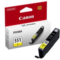 Click here for more details of the Canon CLI551Y Yellow Standard Capacity Ink