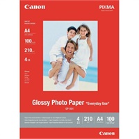 Click here for more details of the Canon GP-501 A4 Glossy Photo Paper 100 She