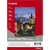 Click here for more details of the Canon SG-201 A4 Semi Glossy Photo Paper 20