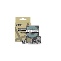 Click here for more details of the Epson LK-4TBJ Black on Matte Clear Tape Ca
