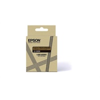 Click here for more details of the Epson LK-5SBM Black on Metallic Silver Tap