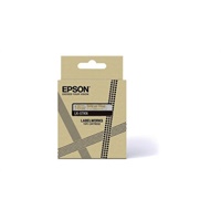 Click here for more details of the Epson LK-5TKN Gold on Metallic Clear Tape