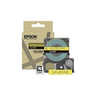 Click here for more details of the Epson LK-4YAS Gray on Soft Yellow Tape Car