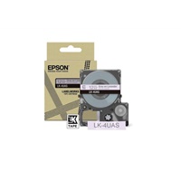 Click here for more details of the Epson LK-4UAS Gray on Soft Purple Tape Car