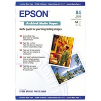Click here for more details of the Epson A4 Archival Matte Paper 50 Sheets -
