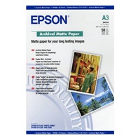 Click here for more details of the Epson A3 Archival Matte Paper 50 Sheets -