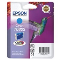 Click here for more details of the Epson T0802 Hummingbird Cyan Standard Capa
