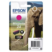 Click here for more details of the Epson 24 Elephant Magenta Standard Capacit