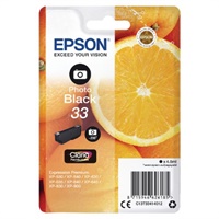 Click here for more details of the Epson 33 Oranges Photo Black Standard Capa