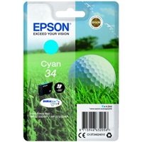 Click here for more details of the Epson 34 Golfball Cyan Standard Capacity I