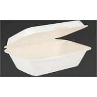 Click here for more details of the Fiesta Compostable Bagasse Hinged  Food