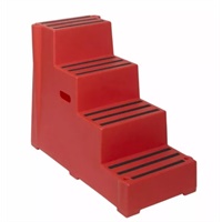 Click here for more details of the Heavy Duty Mounting Block - Four Step RED