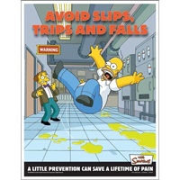 Click here for more details of the The Simpsons 'Slips, Trips & Falls'Poster
