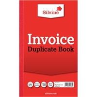 Click here for more details of the Silvine Duplicate Invoice Book (pack of 6)