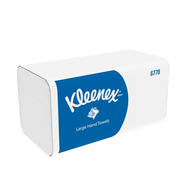 Click for a bigger picture.Kleenex Large Interfold Hand Towels 2-ply