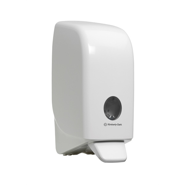 Click for a bigger picture.White AQUARIUS Hand Cleanser Dispenser