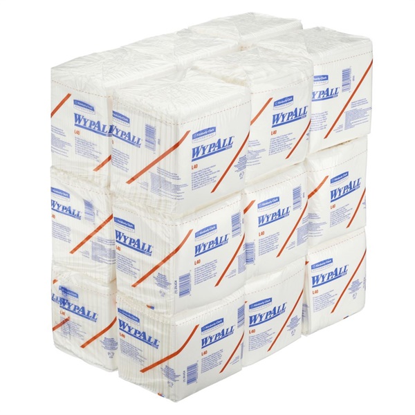 Click for a bigger picture.Wypall L40 Wipers 18 packs x 56 folded
