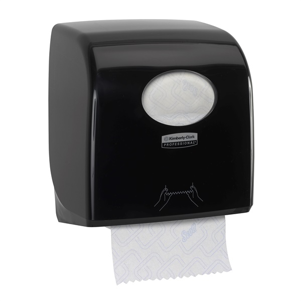 Click for a bigger picture.AQUARIUS Compact Black Slimroll Dispenser