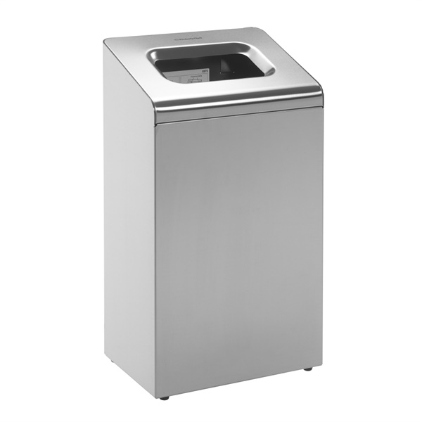 Click for a bigger picture.STAINLESS STEEL Medium Waste Bin