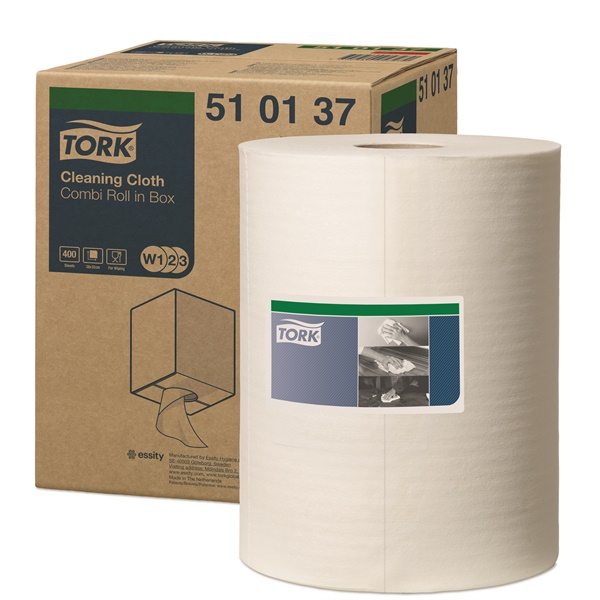Click for a bigger picture.Tork CLEANING CLOTH Combi Roll W1/2/3