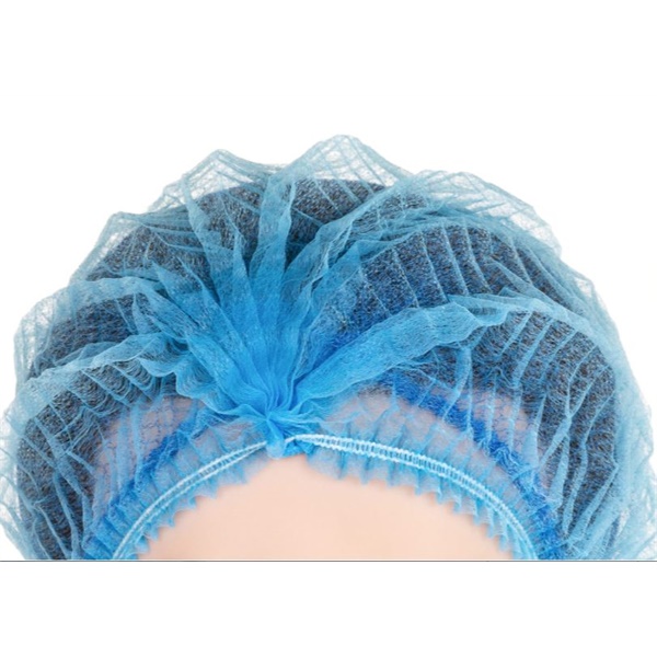 Click for a bigger picture.Pleated MOB CAP blue     x1000