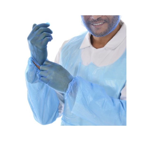 Click for a bigger picture.BLUE Polythene OVERSLEEVE  x100