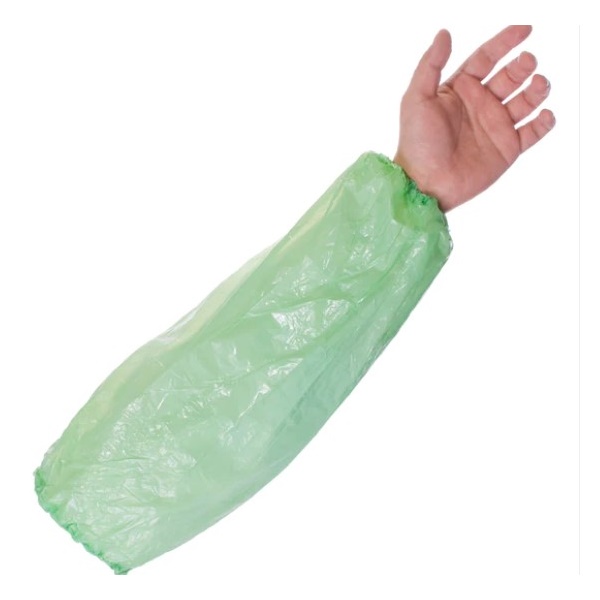 Click for a bigger picture.GREEN Polythene OVERSLEEVE    x2000