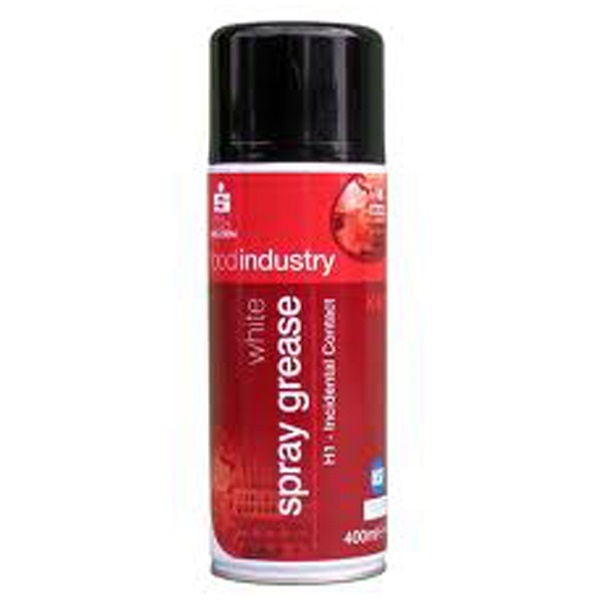 Click for a bigger picture.White SPRAY GREASE 12x 400ml