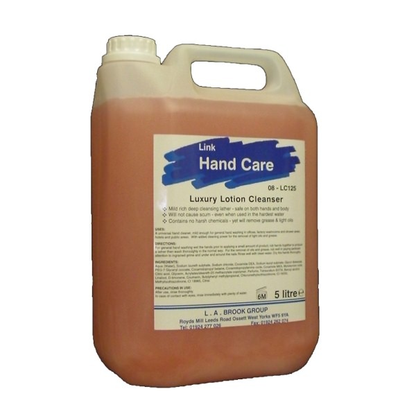 Click for a bigger picture.Link HAND CARE lotion soap 2x 5lt