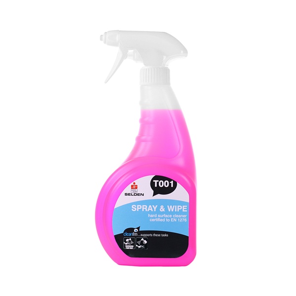 Click for a bigger picture.SPRAY & WIPE bactericidal cleaner 6x 750ml