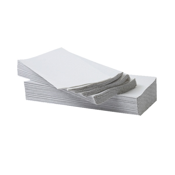 Click for a bigger picture.White V-FOLD 2ply Hand Towel 3,000
