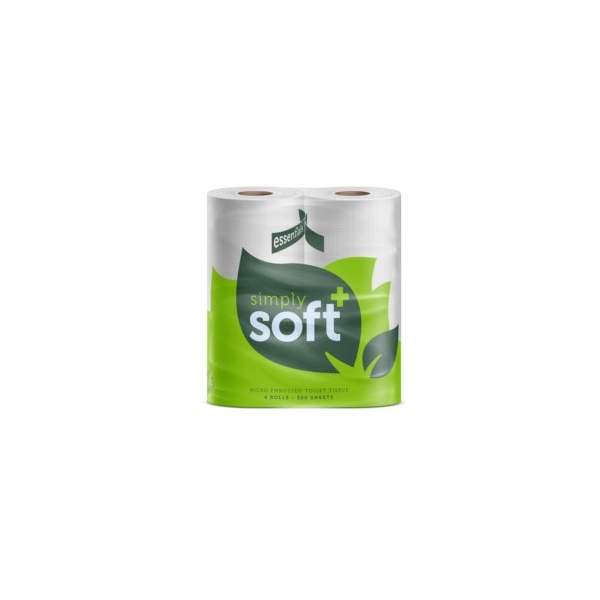 Click for a bigger picture.Simply SOFT 320 Toilet Roll pack in 48's
