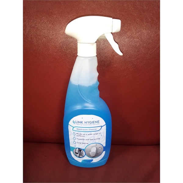Click for a bigger picture.LINK WASHROOM Cleaner 12 x 750ml triggers