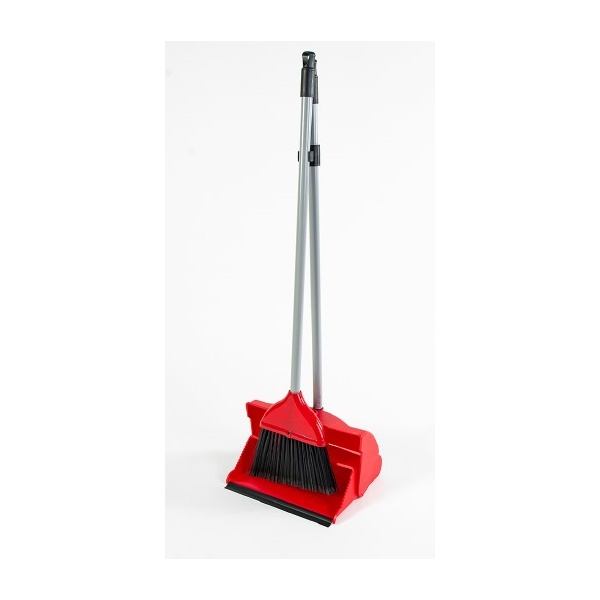 Click for a bigger picture.Contract LOBBY DUSTPAN + brush - RED
