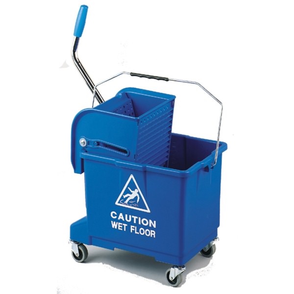 Click for a bigger picture.Blue Speedy 20lt BUCKET + WRINGER only
