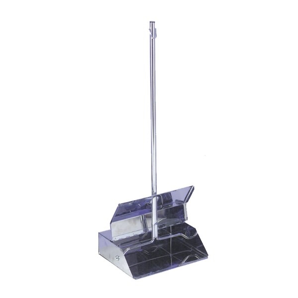 Click for a bigger picture.Stainless Steel LOBBY DUSTPAN + brush
