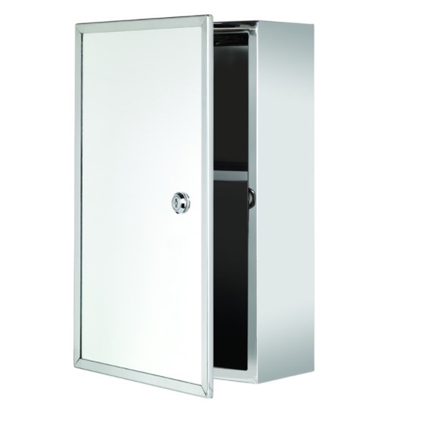 Click for a bigger picture.Lockable Stainless Steel Medicine Cabinet