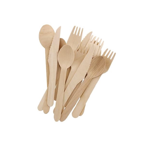 Click for a bigger picture.WOODEN FORKS
