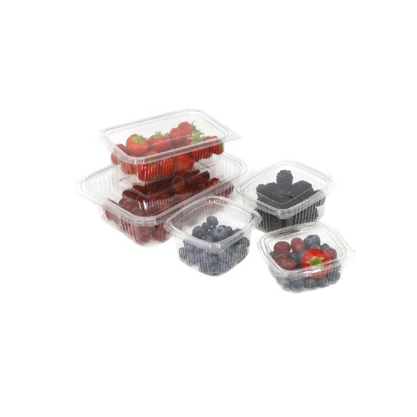 Click for a bigger picture.1,000CC HINGED CLEAR PLASTIC CONTAINERS