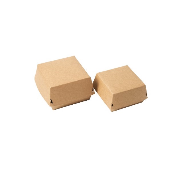Click for a bigger picture.LARGE KRAFT BURGER BOXES