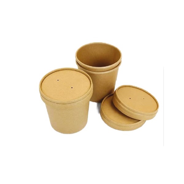 Click for a bigger picture.12OZ SOUP CUP WITH VENTED LIDS