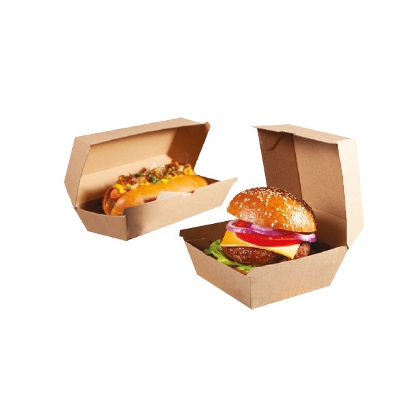 Click for a bigger picture.LARGE CORRUGATED BURGER BOXES