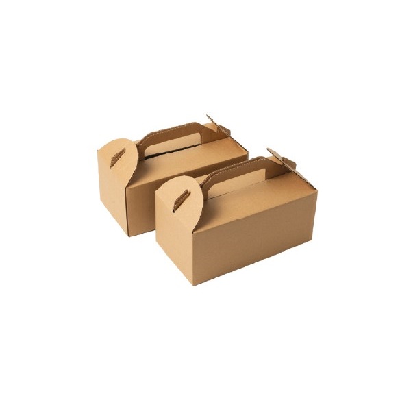 Click for a bigger picture.SMALL BROWN CARRY BOX (228 x 122 x 97MM)